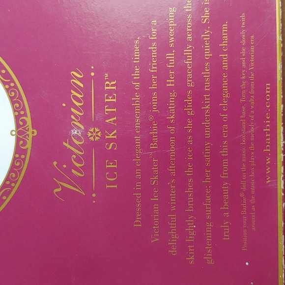 Y2K Limited Edition Victorian Ice Skater Barbie - Picture 8 of 9